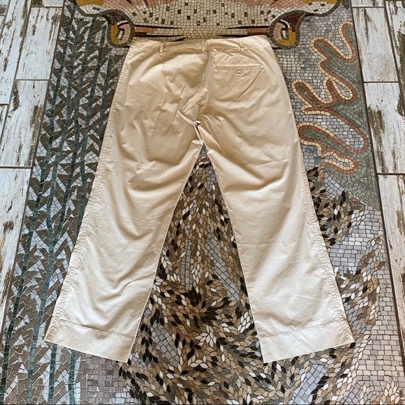 🔥 Gap Stretch Light Khaki Cropped Pants - Picture 5 of 7